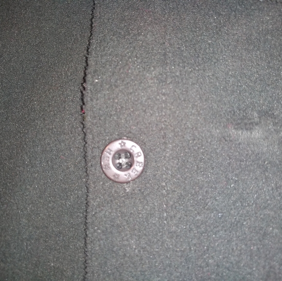 Vintage Ash Creek Trading 3XL Grey Fleece Shacket, Button Front, Neutral - Picture 8 of 8